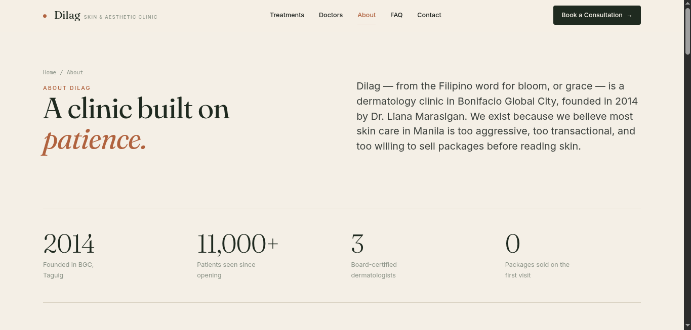 Dilag website screenshot 4 of 4